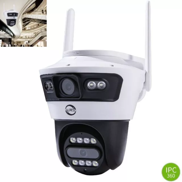 Cámara IP Exterior Inalámbrico Smart Wifi Nube Alarma IP66 LED Motion Jortan 4