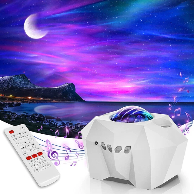 Aurora Star Galaxy Projector Lights Bluetooth Music Speaker LED Moon Lamps Decor