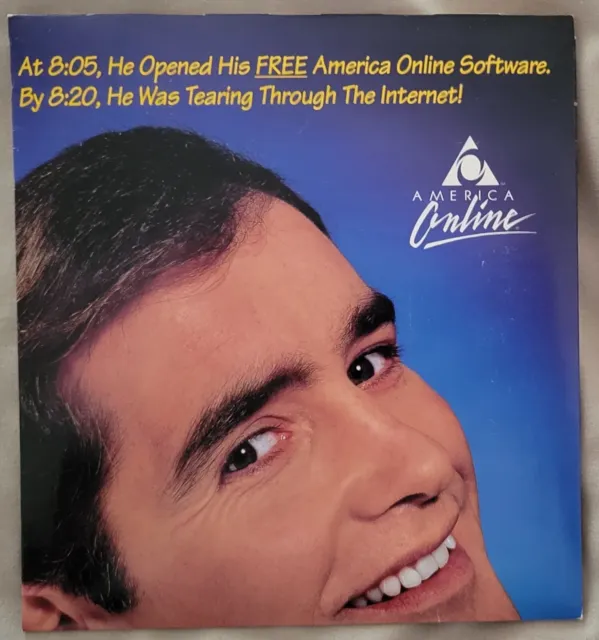 Vintage AOL Promo CD. Rare With Photo on Front. New Unopened in Mint Condition.