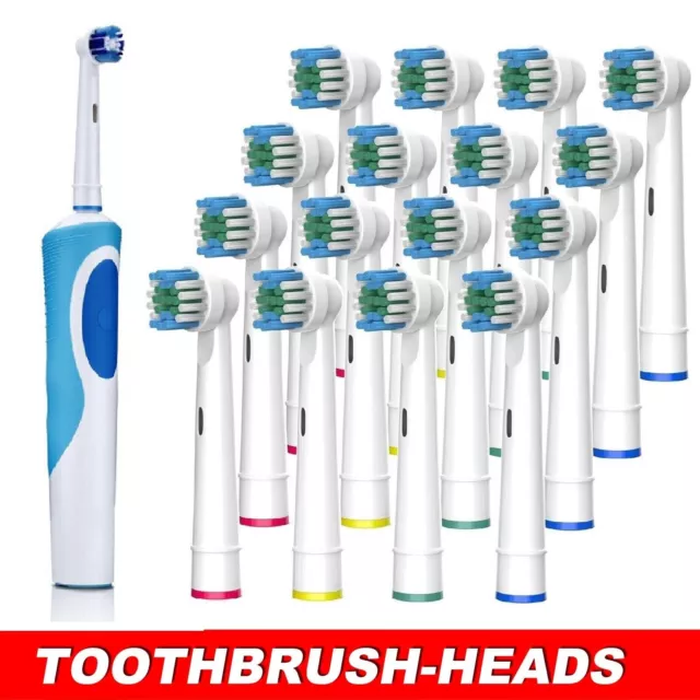 Electric Replacement Braun Toothbrush Heads Oral B Compatible Brush Generic NEW