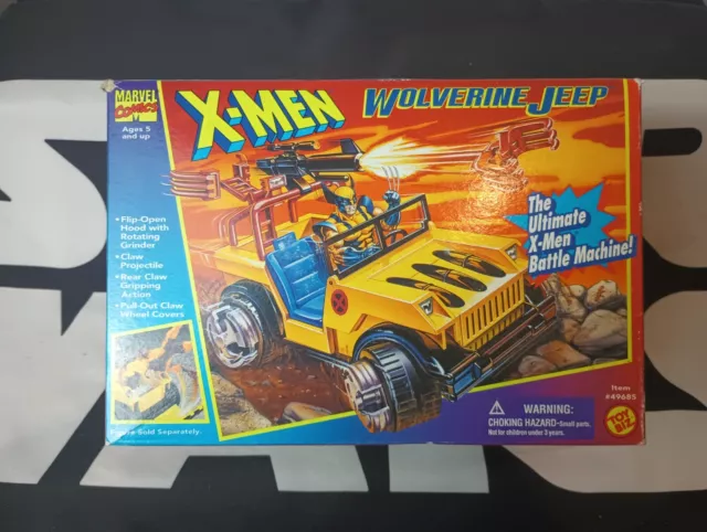 Wolverine Jeep 1995 X-Men MARVEL COMICS Toy Biz MIB NEW #2