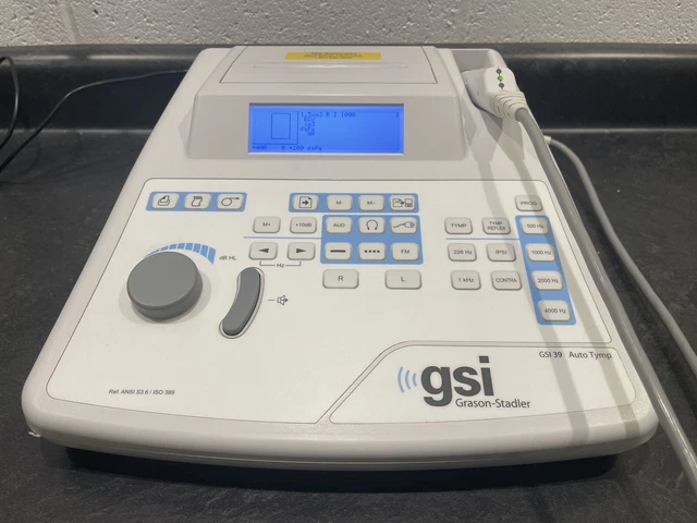 GSI 39 Tympanometer (IPSI) w/ NEW Calibration Cert.