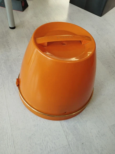 Casque Coiffure Vintage Calor Orange Années 60 - Sèche-cheveux - Très Bon état