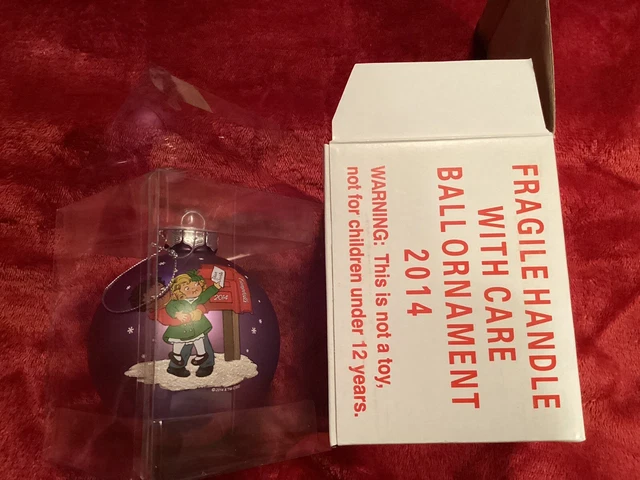 Campbells Soup Kids Collectors 2014 Glass Ball Christmas Ornament