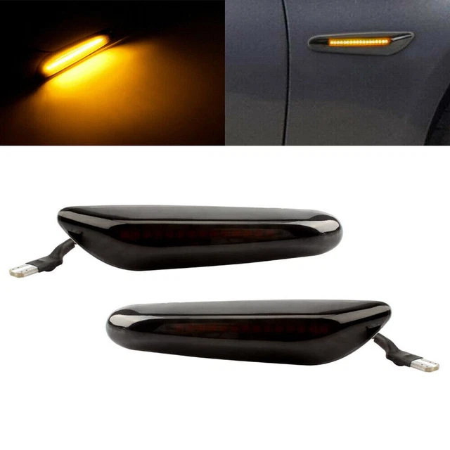 2 frecce laterali LED frecce fumo per BMW E90 E91 E92 E60 E46 E87 E83 X1 X3