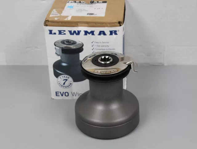 Lewmar 40st Evo Two Speed Self Tailing Grey Winch - 49540057 Size 40
