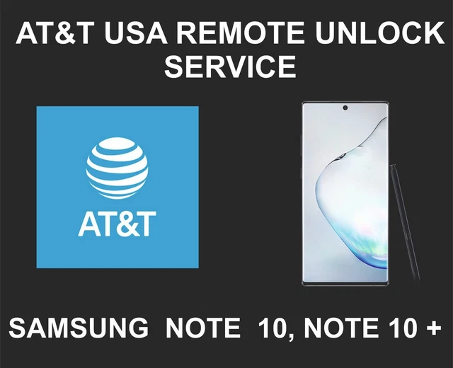 Samsung Unlock Service, Samsung Note 10, Note 10 Plus, 5G, 1a