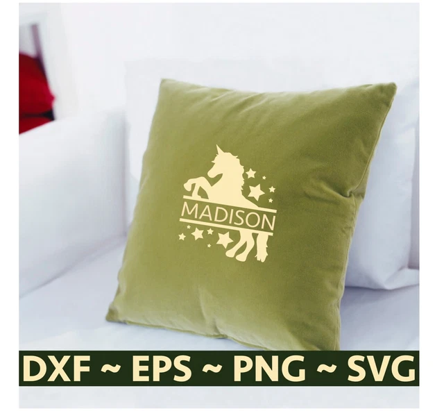 Unicorn Split monogram SVG, Unicorn svg file, SVG files for cricut, Digital file