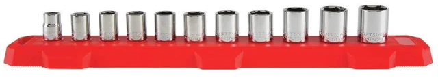 CRAFTSMAN Socket Set, Metric, 3/8-Inch Drive, 6-Point, 11-Piece (CMMT12043)