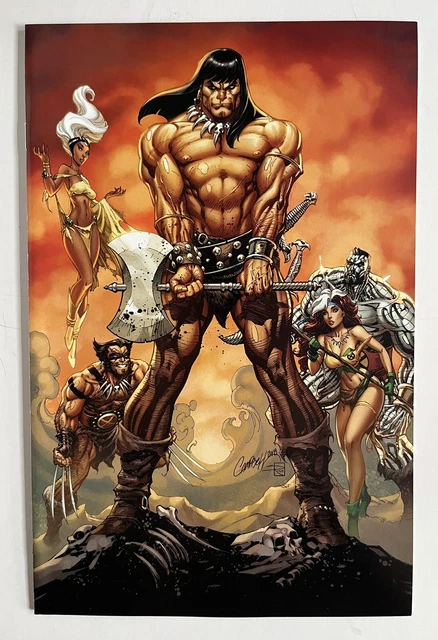 Conan The Barbarian #1, J. Scott Campbell Virgin Variant Nm+🔥🔥🔥