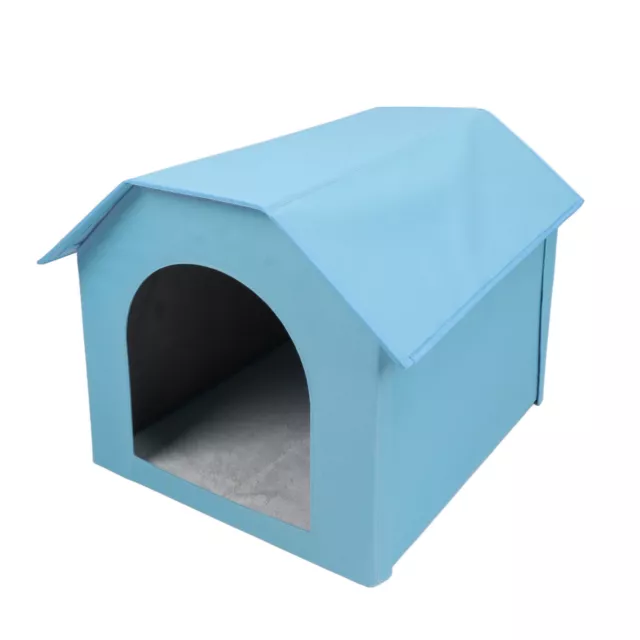 (Blu) casa per cani impermeabile interna esterna casa per cuccioli