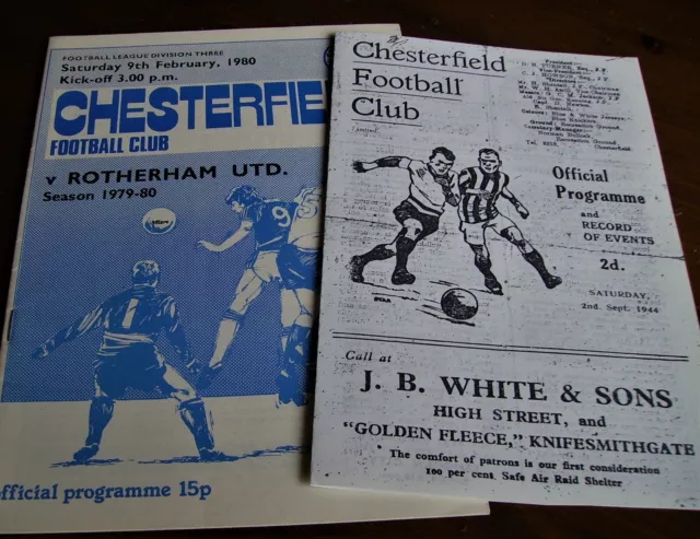 Chesterfield  V  Rotherham United 1979-80