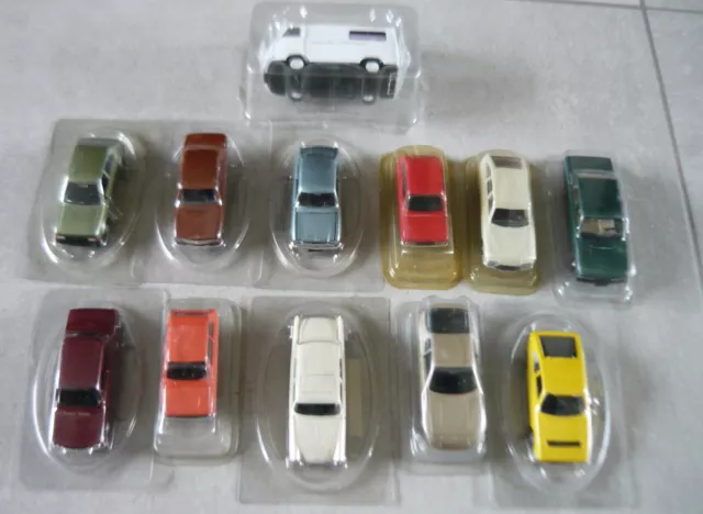 Lot 12 voitures  NOREV  SOLIDO divers 1/43 Peugeot 204 304 404 Matra Citroën