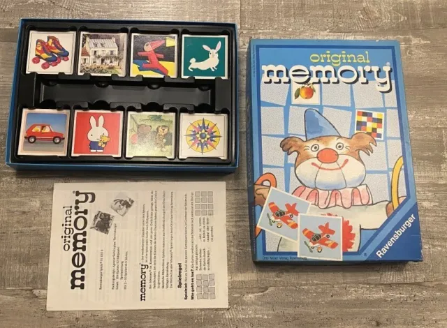 Original Memory - Komplett ! Gedächtnisspiel  Ravensburger © 1992 ab 6 Jahren