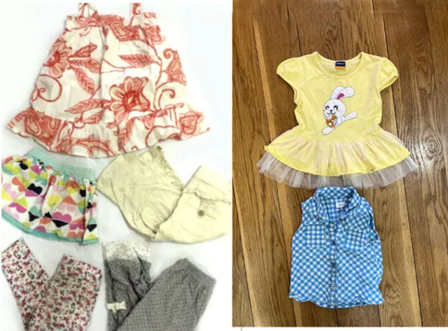 Girl Clothes 2-3 Year Bundle Summer Tops Dress Skirt Legging Gap Linen Floral X7