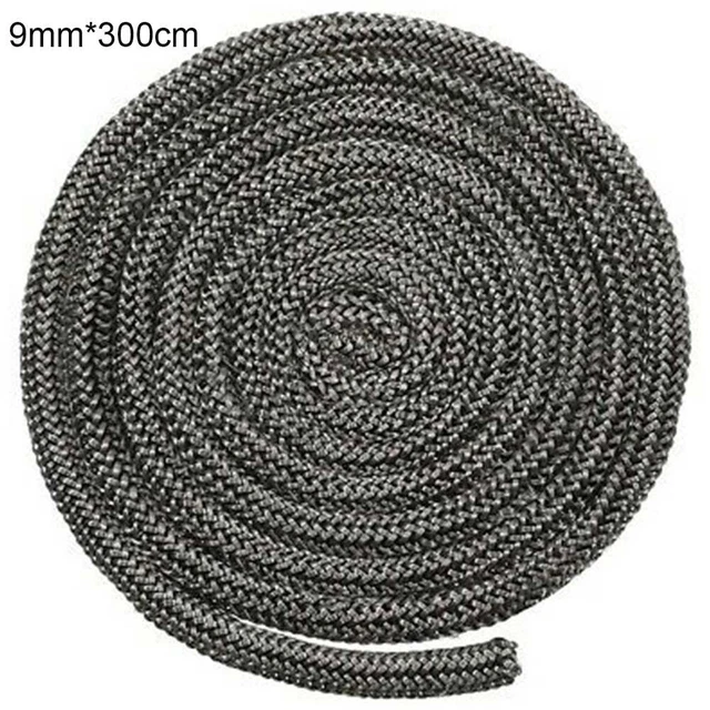 Parte de cuerda de estufa sello fuego oficina gris oscuro fibra de vidrio elástica confiable