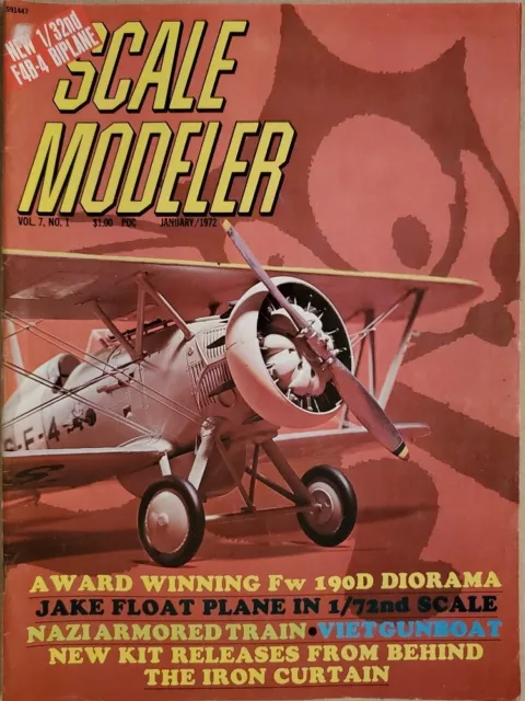 Scale Modeler Magazine - Lot of 12 - 1972