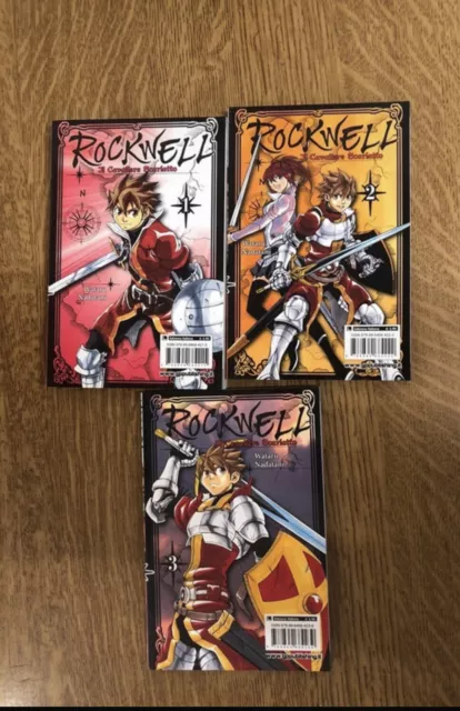 Gp Publishing Rockwell Il Cavaliere Scarlatto 1-3 Serie Completa Manga