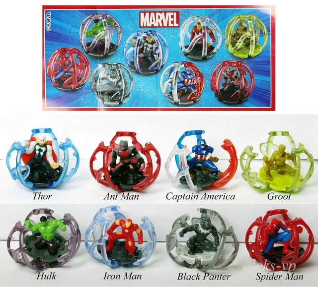 Marvel kinder outlet egg toys