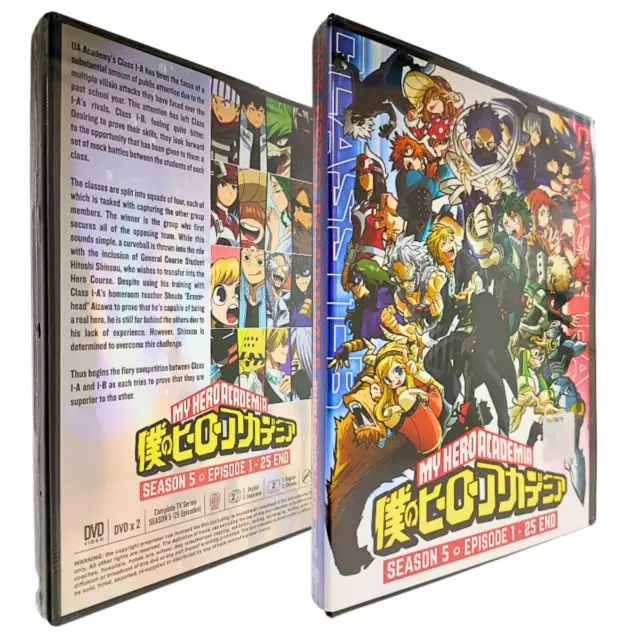 DVD Anime My Hero Academia Complete Series Season 1+2+3 (1-63 End