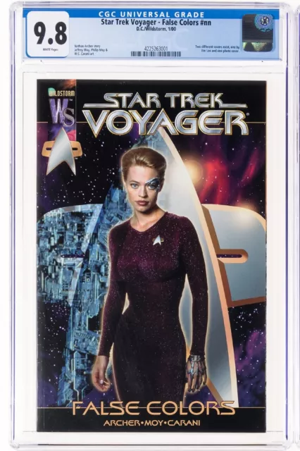 Star Trek Voyager - Künstliche Farben #1 Nn Cgc 9.8 2000 Jeri Ryan Foto Cover