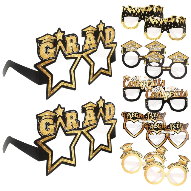 12 PCS LUNETTES De Remise Des Diplômes La Saison Accessoires Photo