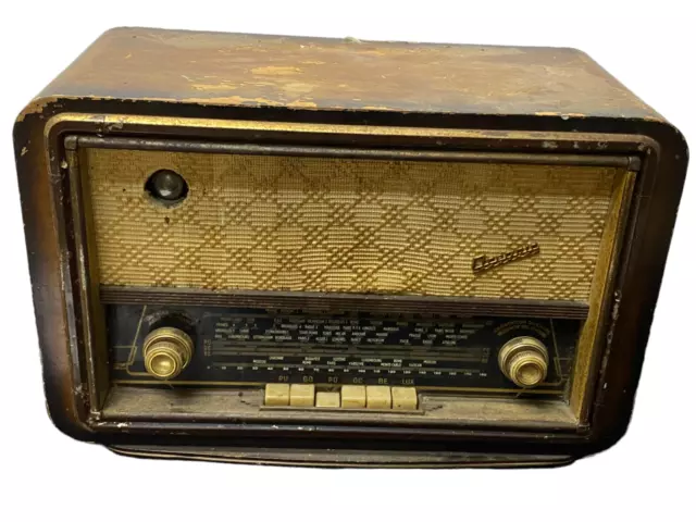 Ancien Poste Radio Tsf A Lampe