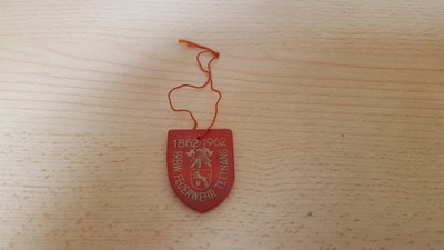 ANSTECKER 100 JAHRE Freiwillige Feuerwehr Tettnang 1962 EUR 1,00
