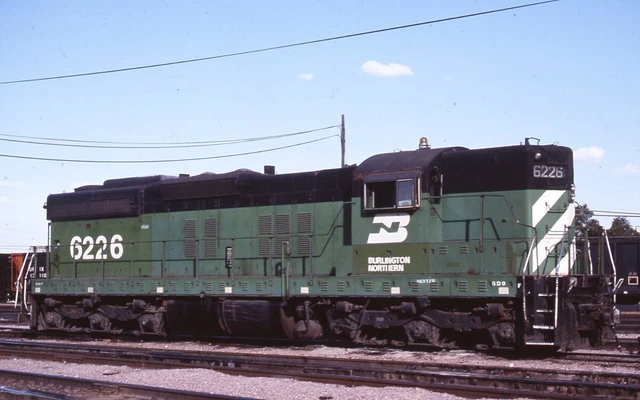 Burlington Northern SD9 6226 Orig Kodachrome Slide F78