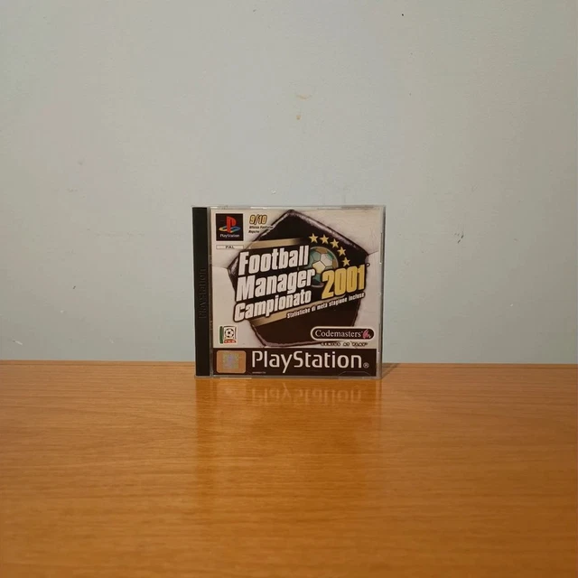 FOOTBALL MANAGER CAMPIONATO 2001 – PlayStation Edizione Italiana