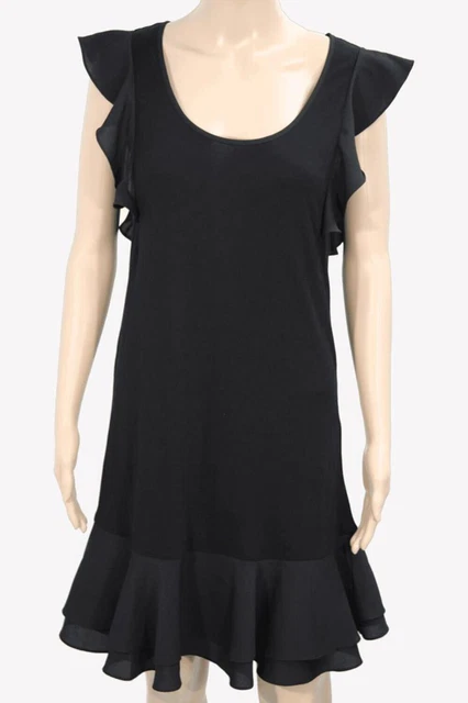 French Connection Robe Femmes Gr. 36 (UK10) Neuf Noir Shiftkleid Robe D