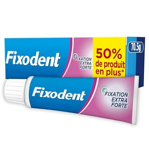 Fixodent Crème Fixative Original, Adhésive Pour Prothèses Dentaires, Fixation Ex