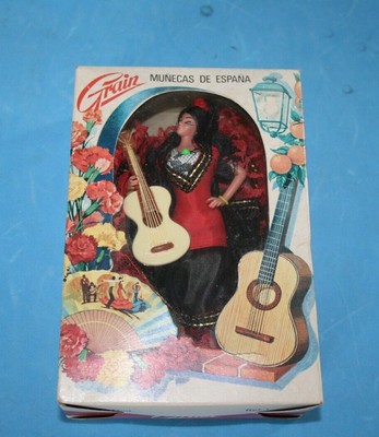 vintage Grain Spanish dancer Costume Souvenir ref1 bailaora Flamenco guitar