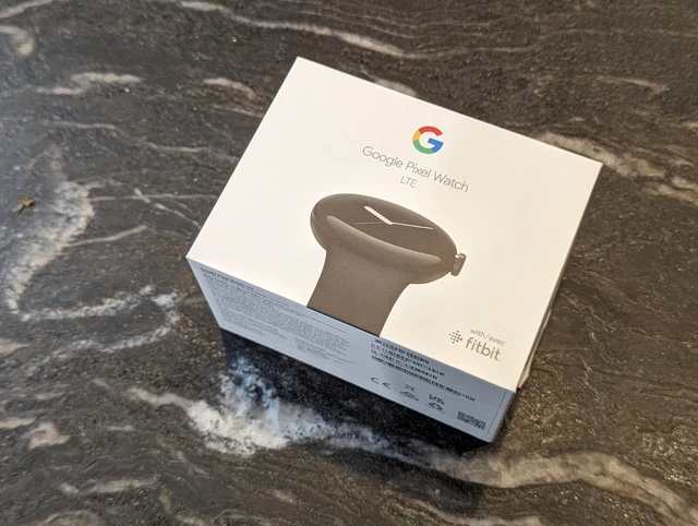 Google Pixel Watch 41mm LTE Matte Black Stainless Steel Case