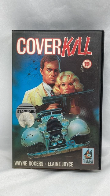 COVERKILL VHS STARRING Wayne Rogers, Elaine Joyce. Filmview 1987 £12.50 ...