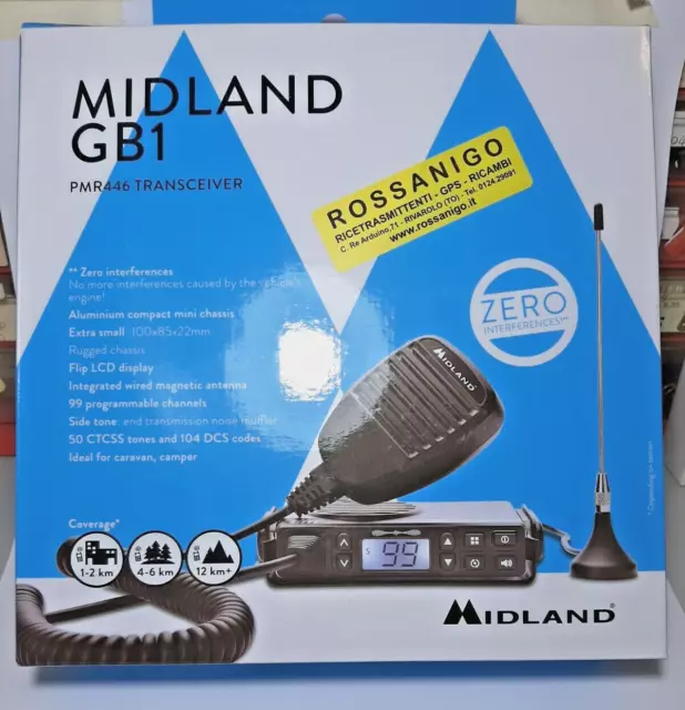 Midland Gb1 Pmr Unico Pmr Veicolare