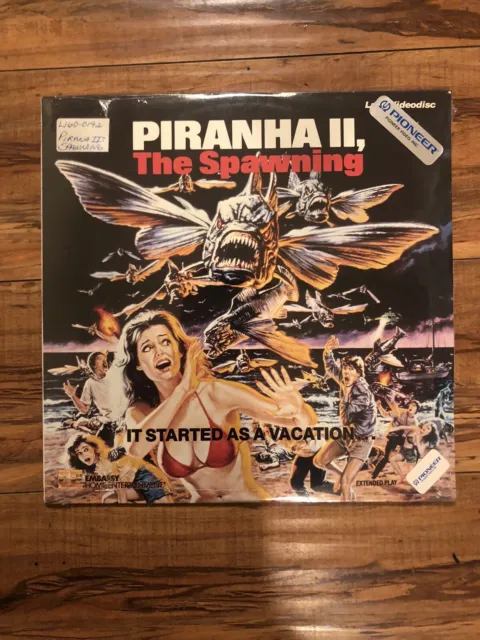 SEALED PIRANHA II - THE SPAWNING Laserdisc LD Vintage Horror Comedy Rare Unicorn