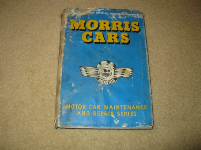 Pearson's Maintenance Repair Manual Book Morris Cars