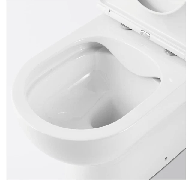 GOODHOME CAVALLY CLOSECOUPLED Rimless Standard Toilet set with Soft