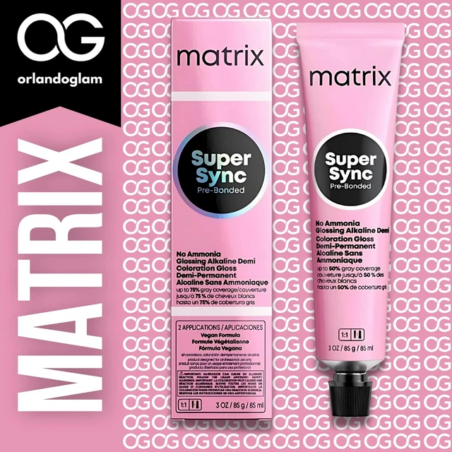 Matrix Super Sync Demi-Permanent Hair Color 3oz 💗 Pick Your Shade 💗