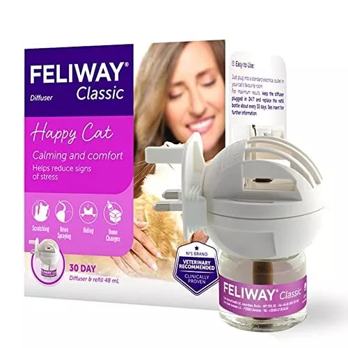 FELIWAY Classic  Anti-stress pour Chat  Diffuseur + Recharge 48 ml