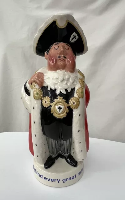 Beswick - Lord Mayor Worthington Advertising Jug - Behind Every Great Man (Red)