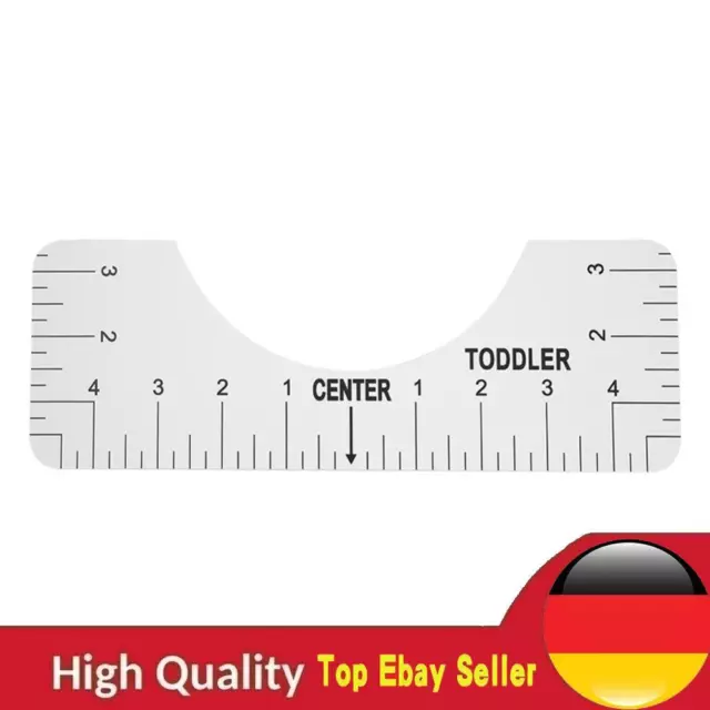 T Shirt Design Guide Ruler with Size Chart Sewing Alignment Tool (8.89cm)