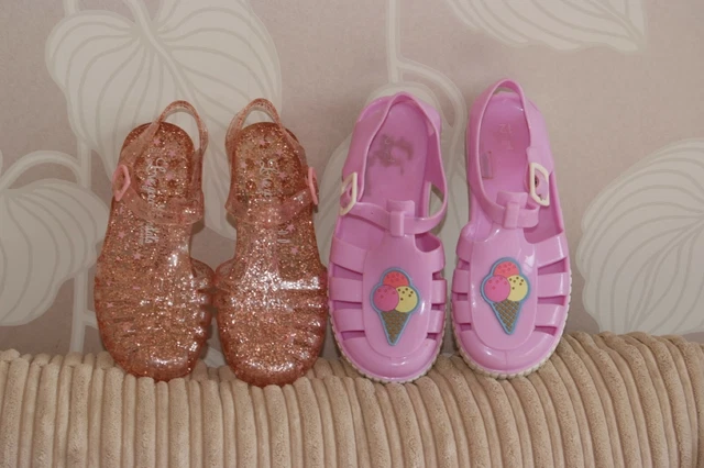 INFANT GIRLS TU SAINSBURYS Jelly Plastic Sandals X 2 Size 12 3.50 PicClick UK