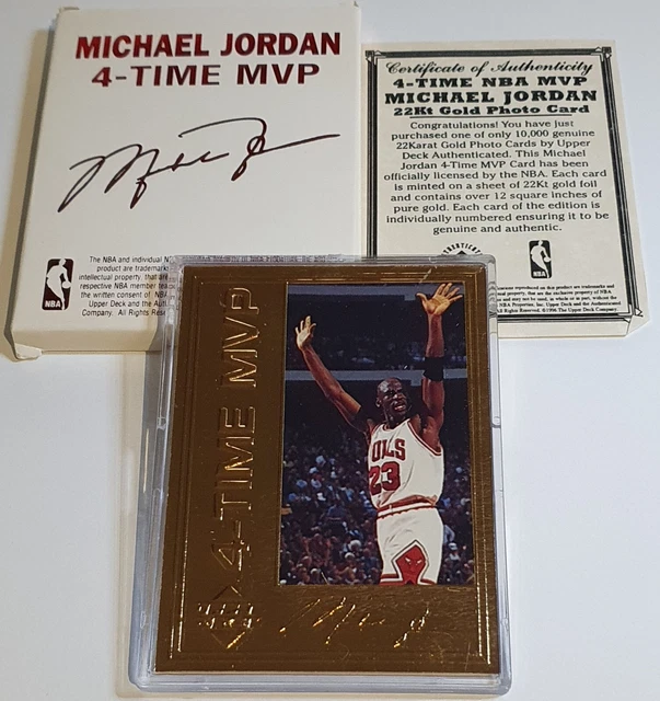 michael jordan upper deck mvp card