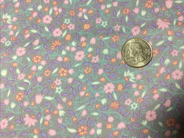 Vintage Cotton Blend  Fabric  2 1/4 Yd from the 70s --80s --57 inches wide