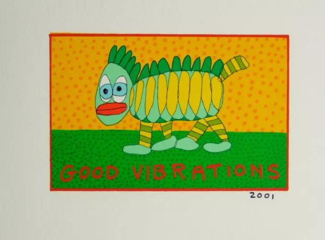 James Rizzi Good Vibrations- Farblithografie