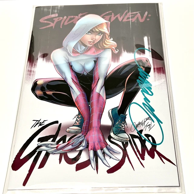 SPIDER-GWEN GHOST SPIDER #1-C 2024 Marvel signé J Scott Campbell SDCC ...