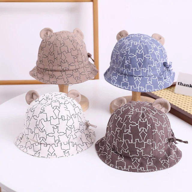 Cappello da sole bambini colore a contrasto protezione solare protezione viso cappello da pesca profondo