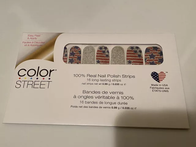 Color Street Nail Polish Strips Glitz And Glory 4th Of July Holiday